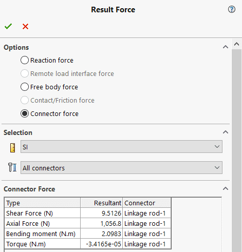 solidworks 2022 simulation force rigid