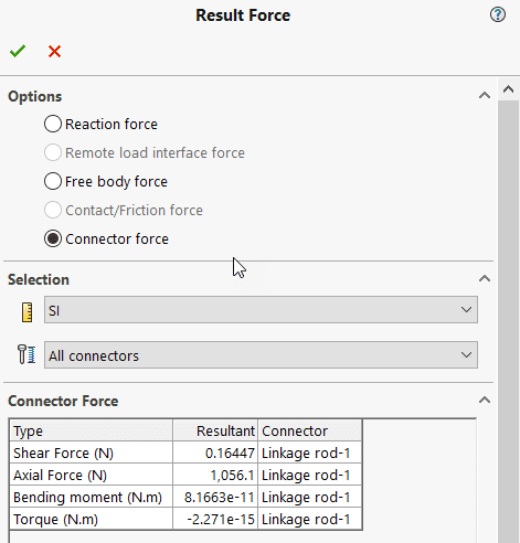 solidworks 2022 simulation force spherical