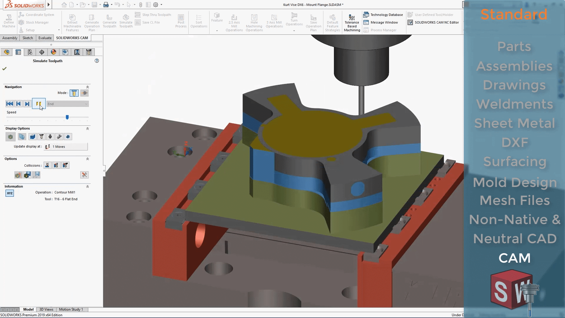 solidworks standard cam