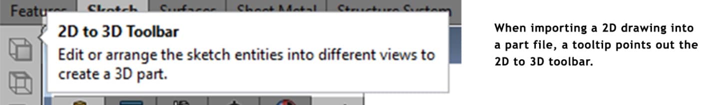 solidworks 2022 2d to 3d toolbar