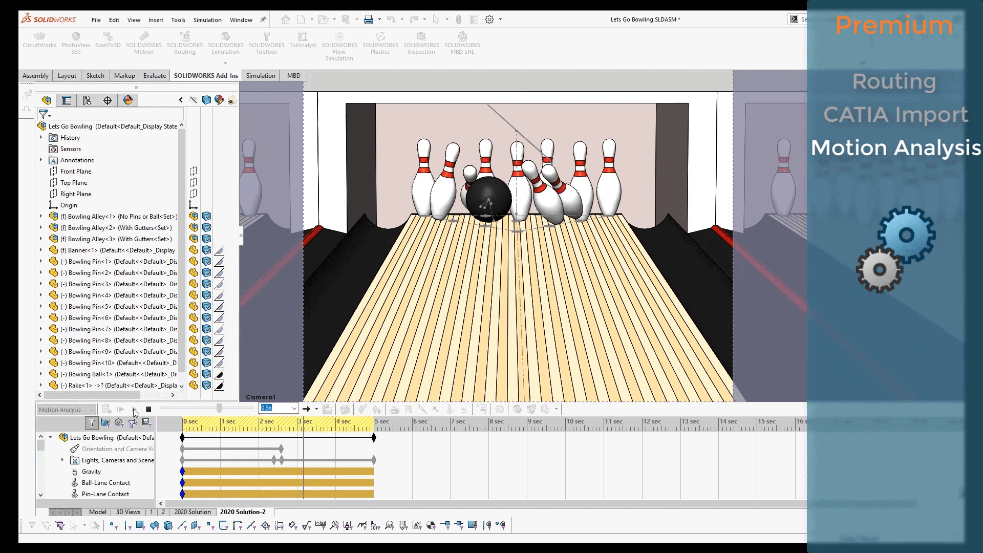 solidworks premium motion analysis