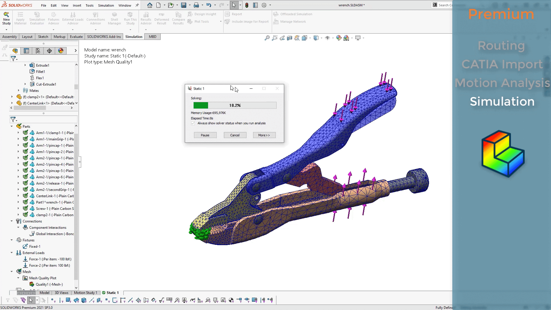 solidworks premium simulation