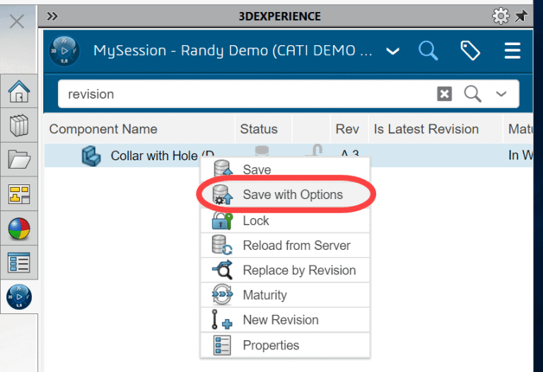 , Creating Revisions with 3DEXPERIENCE PLM