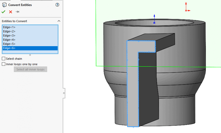 , SOLIDWORKS – Convert Entities – It Remembers!