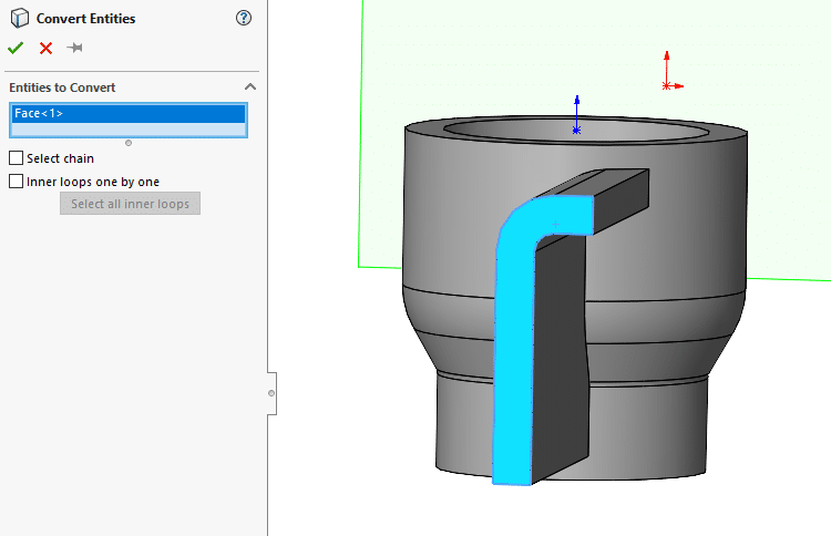 , SOLIDWORKS – Convert Entities – It Remembers!