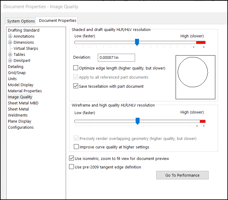 , SOLIDWORKS Performance and Fasteners