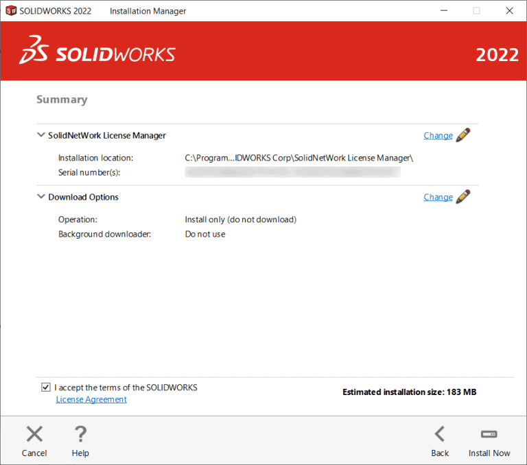 SNL installation guide, SOLIDWORKS 2022 Installation Guide Part 2 – Installing or Upgrading the SolidNetwork License Manager (SNL)