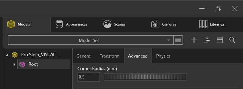 , SOLIDWORKS 2022 What’s New – SOLIDWORKS Visualize – Patterns and Corner Radius