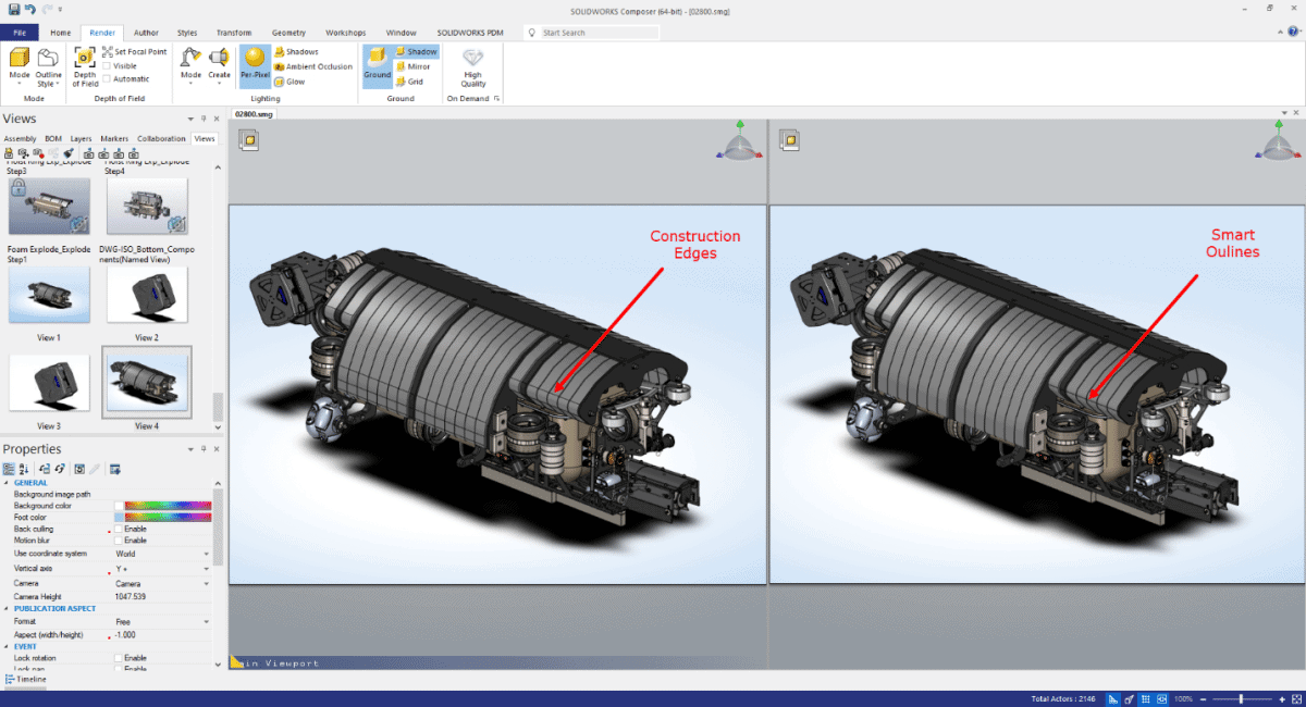 , SOLIDWORKS Composer Performance: Generating Outlines