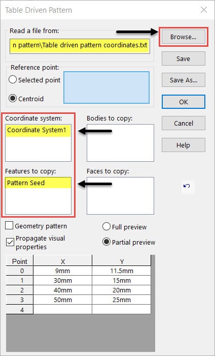 , How To Create a Table Driven Pattern