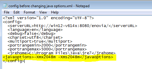 , Java Memory Usage for SOLIDWORKS Connector