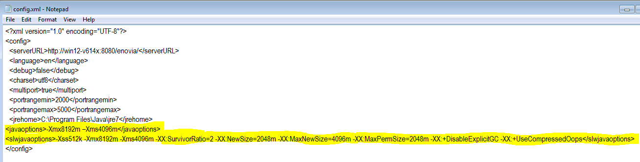 , Java Memory Usage for SOLIDWORKS Connector
