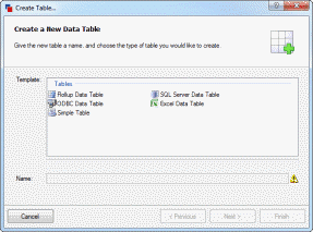 Define tables in DriveWorks