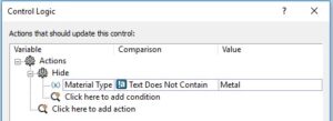 , Filtered Droplists in PDM Standard