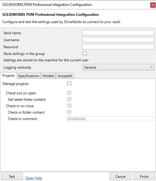 Now you can store you project files in SOLIDWORKS PDM as well