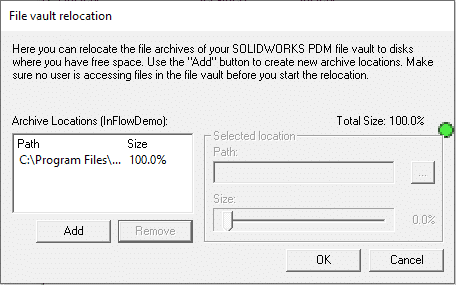 , Large Archive Servers in SOLIDWORKS PDM