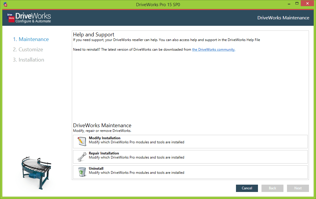 , DriveWorks Pro 15 What&#8217;s New: Installation Wizard