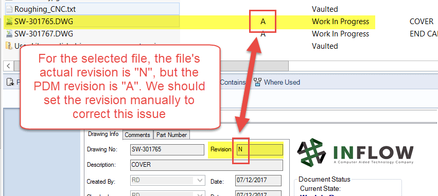 , SOLIDWORKS PDM 101: Setting Document Revisions