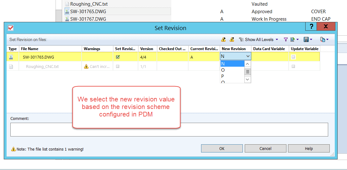 , SOLIDWORKS PDM 101: Setting Document Revisions