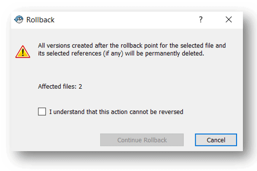 , Rollback in SOLIDWORKS PDM 2017: What You Need to Know