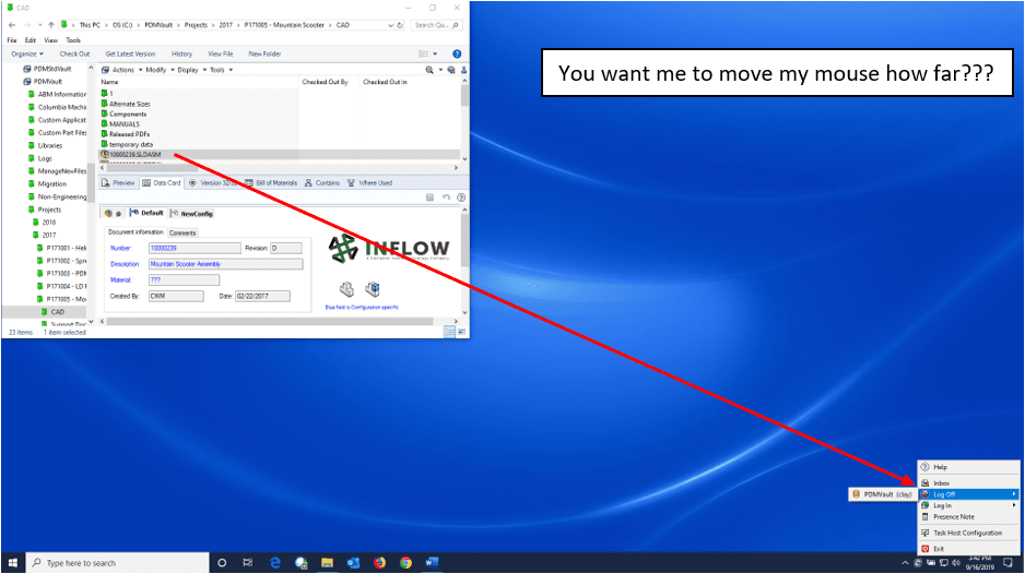 , SOLIDWORKS 2020 What’s New – Logging out of PDM from Windows Explorer – #SW2020