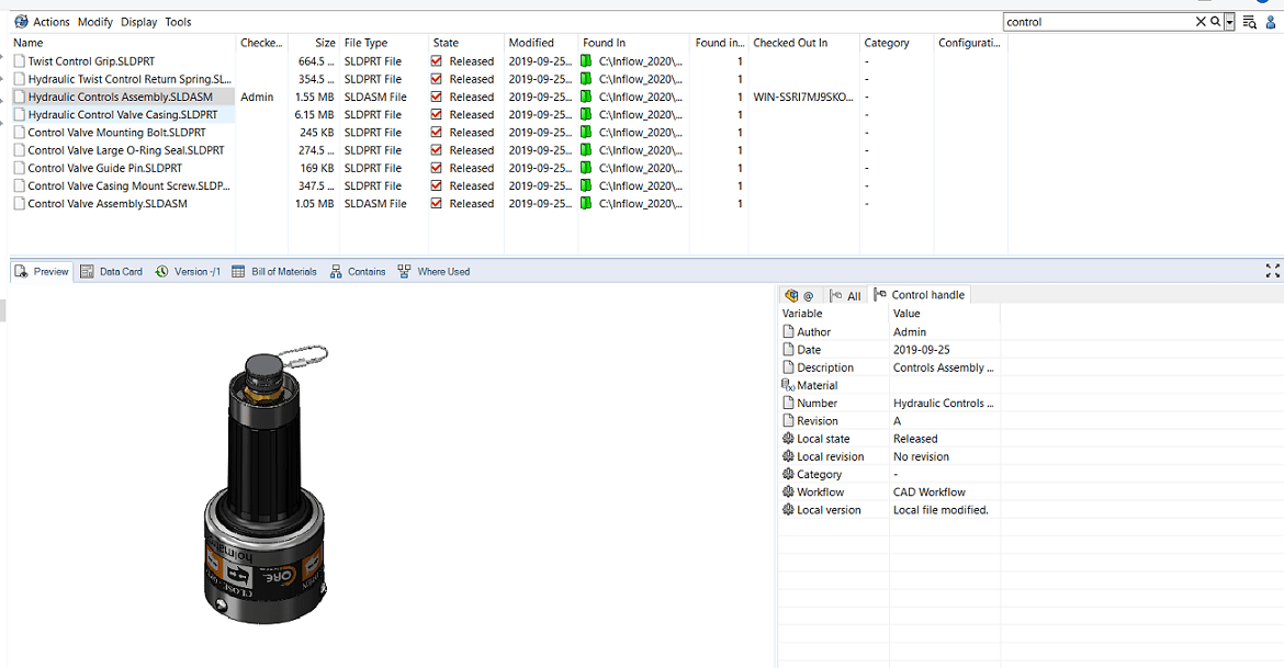 , SOLIDWORKS 2020 What’s New – Quick Search and Re-Ordering Search Columns