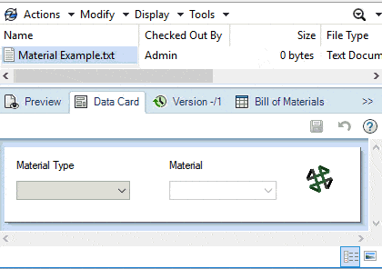 What does it look like to use a filtered droplist in PDM Standard?