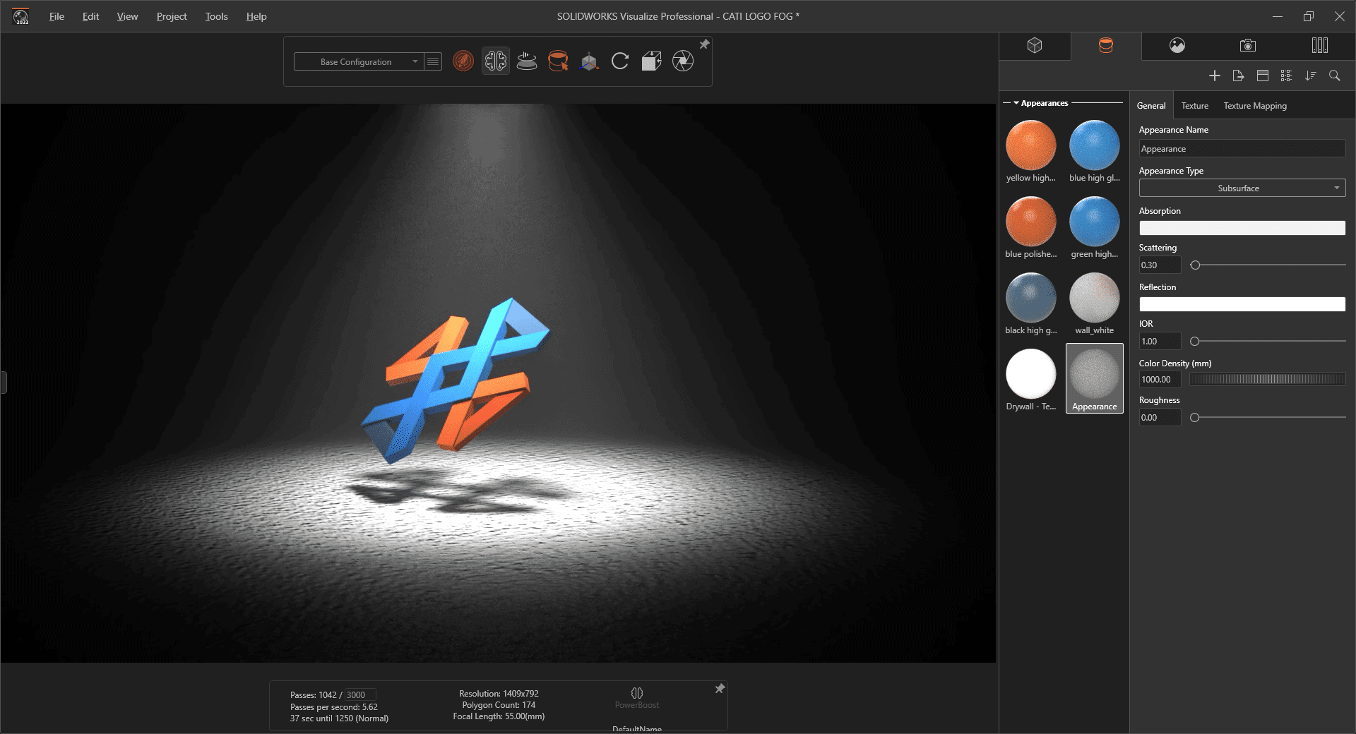, Add Volumetric Effects to Your SOLIDWORKS Visualize Professional Renders!