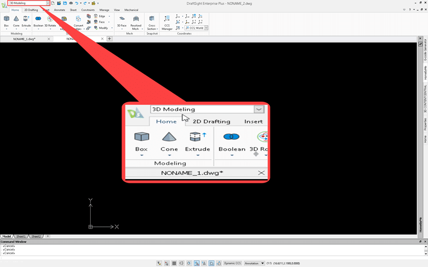 , Introduction to Basic 3D Shapes in DraftSight