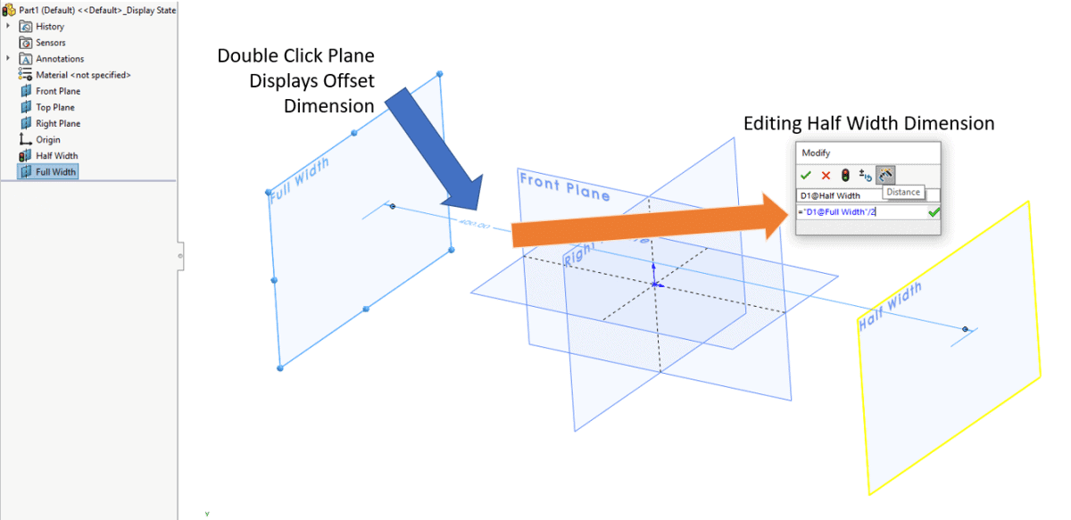 , SOLIDWORKS – Set Up Reference Planes