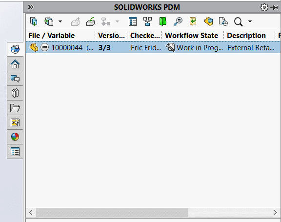 , Change the Default SOLIDWORKS Task Pane to PDM