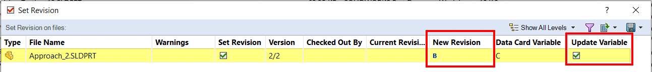 , Importing Files with Pre-Existing Revisions into a PDM Standard Vault