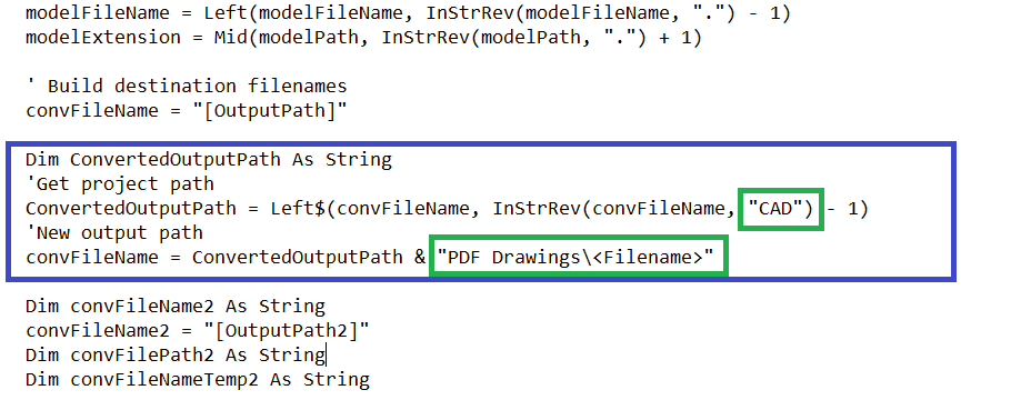 , Saving PDM Convert Task Output to Parallel Folders