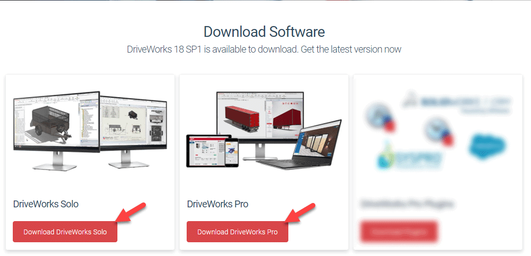 How to download DriveWorks Solo or Professional