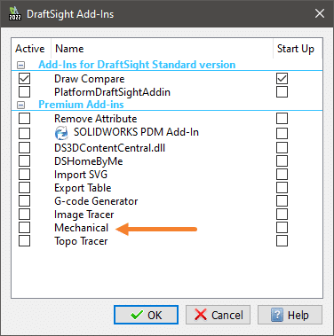 , The DraftSight Mechanical Toolbox