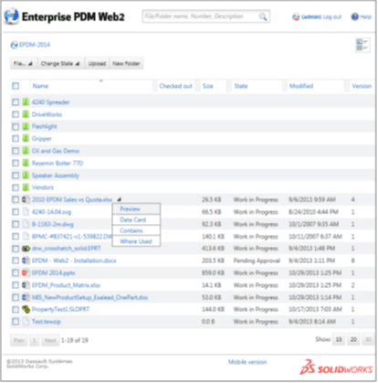 SolidWorks PDM New