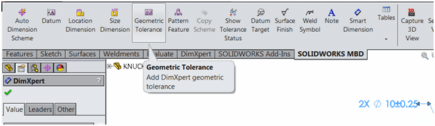 , SOLIDWORKS MBD: Geometric Tolerance Help