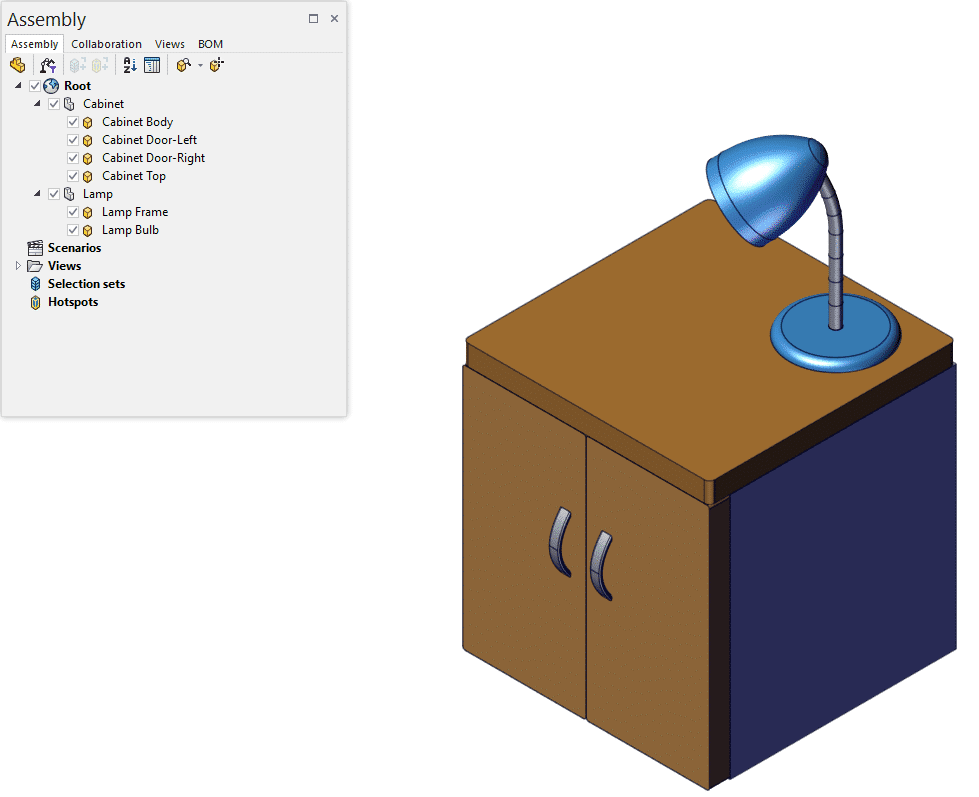 , Bringing CAD Files into SOLIDWORKS Composer: Open vs. Merge