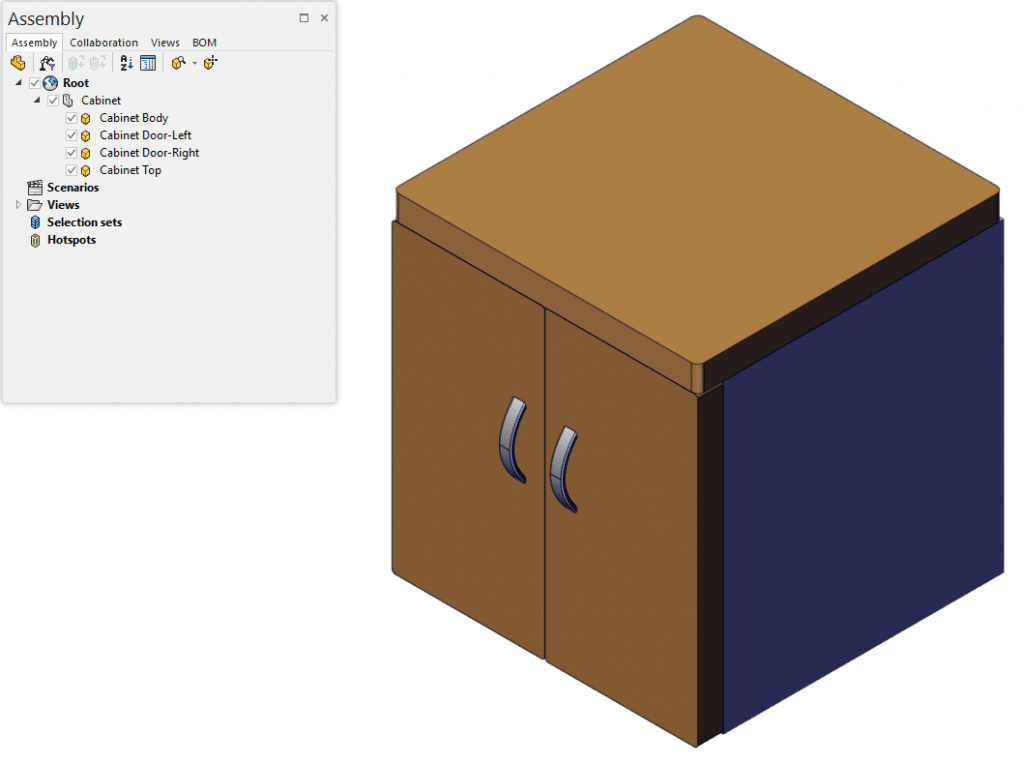 , Bringing CAD Files into SOLIDWORKS Composer: Open vs. Merge