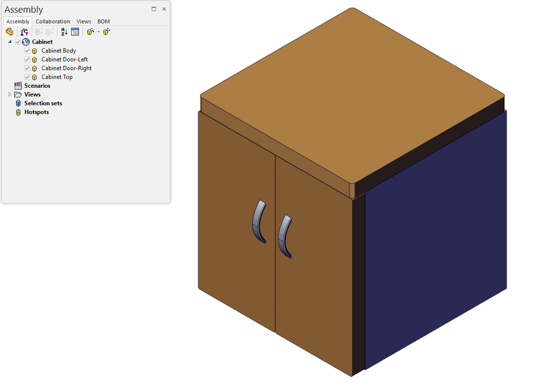 , Bringing CAD Files into SOLIDWORKS Composer: Open vs. Merge