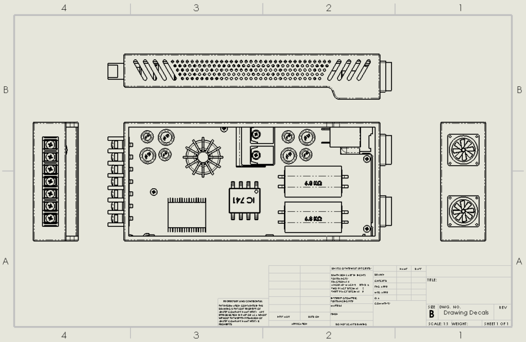 Using Area Hatch/Fill to Create Simple Decals in SOLIDWORKS Drawings