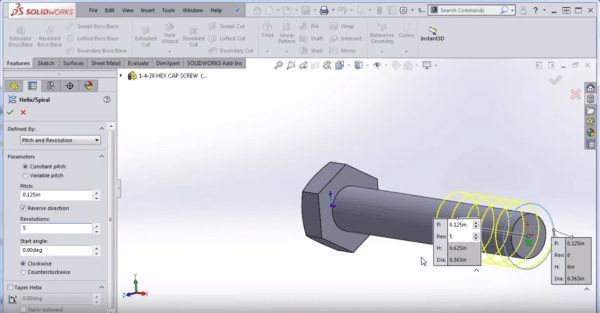 , How to Make a Helix in SOLIDWORKS