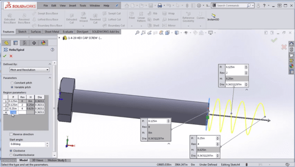 , How to Make a Helix in SOLIDWORKS