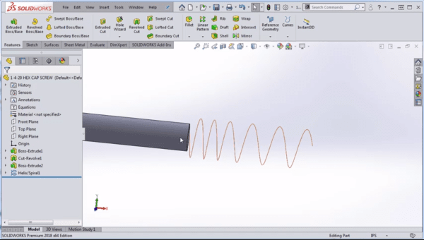 , How to Make a Helix in SOLIDWORKS