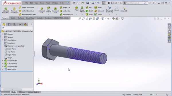 , How to Make a Helix in SOLIDWORKS