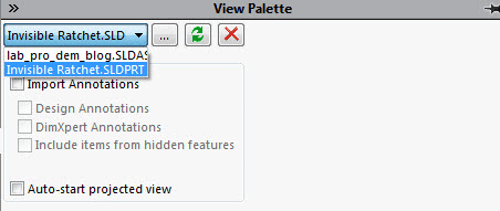 , SOLIDWORKS Drawing: Invisible External Reference