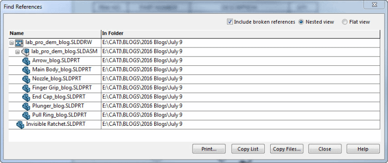 , SOLIDWORKS Drawing: Invisible External Reference