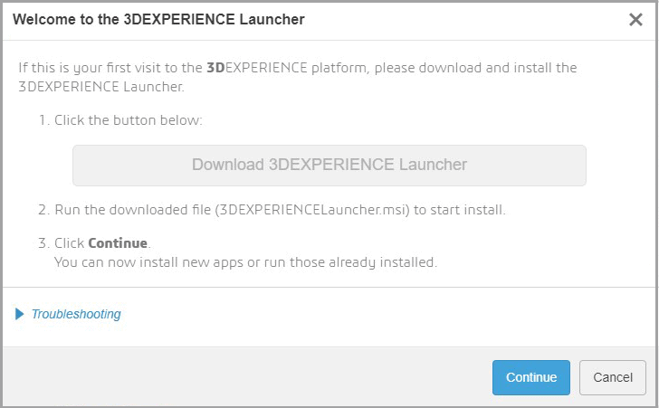 3DEXPERIENCE Launcher