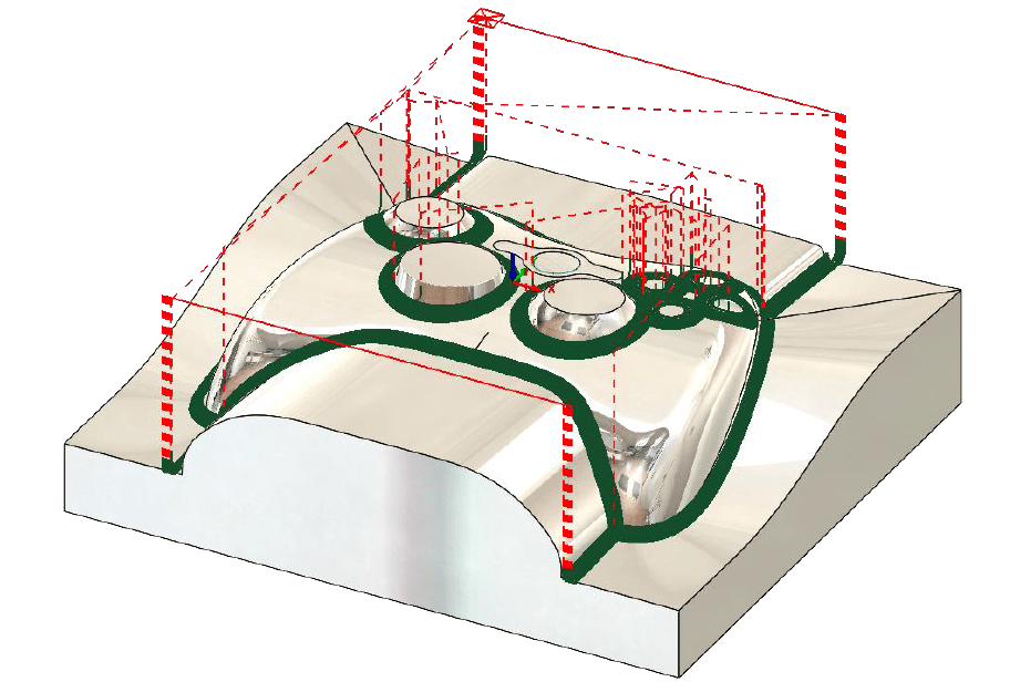 solidworks 3 axis finishing toolpaths, Advanced 3 Axis Milling Finishing Toolpaths Included In CAMWorks Milling Standard