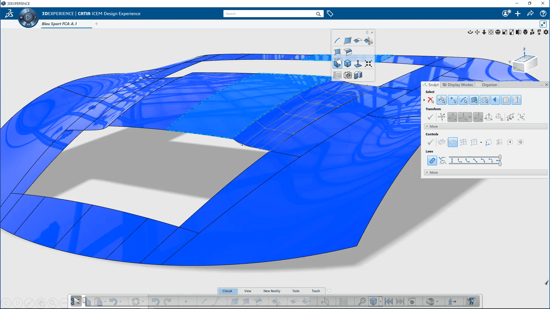 citroen gt car sketch tracer | 3D CAD Model Library | GrabCAD